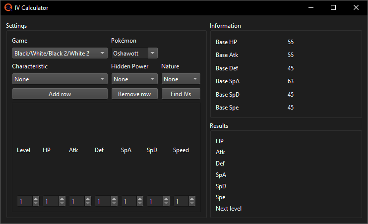 IV Calculator