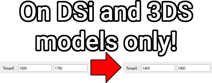 Timer0 range for 3DS and DSi