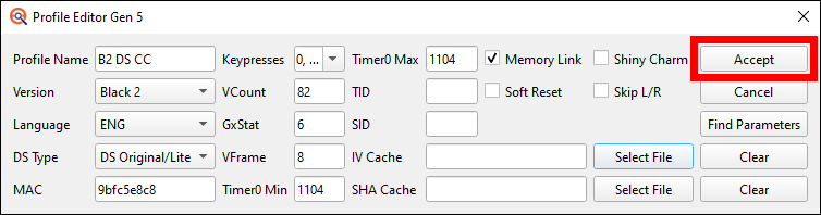 Profile filled out and adjusted for my most common Timer0