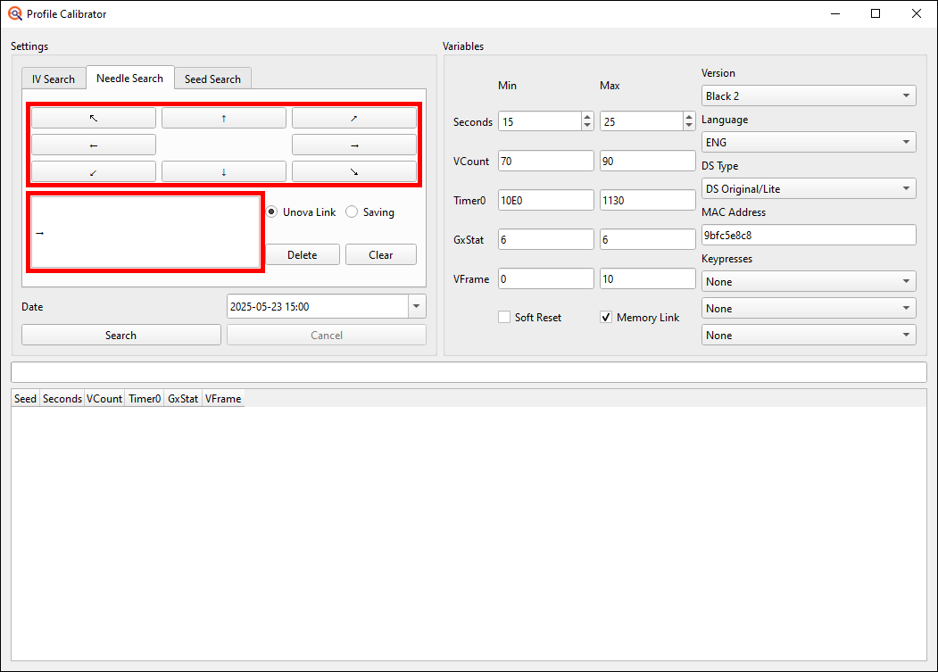 How to input your first arrow key