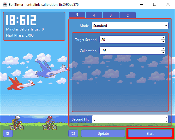 Eontimer baseline for DS and DSi