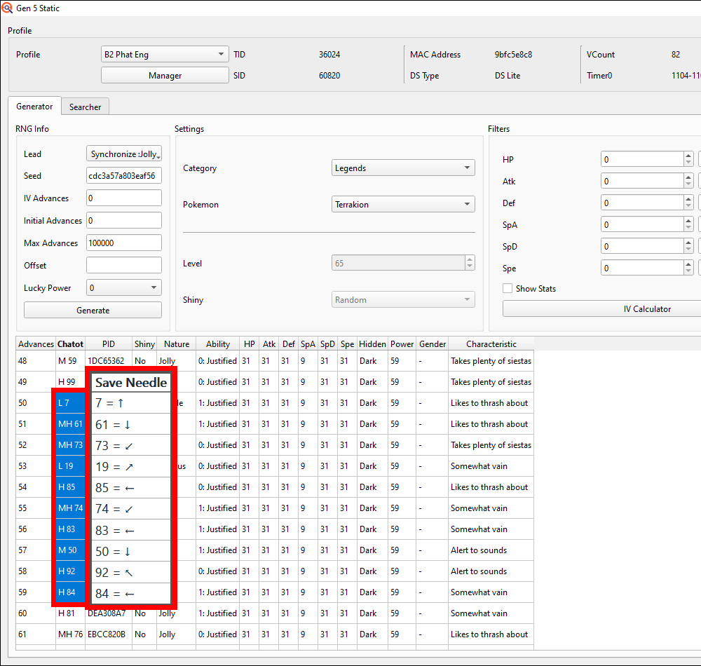 First 10 Save Needles
