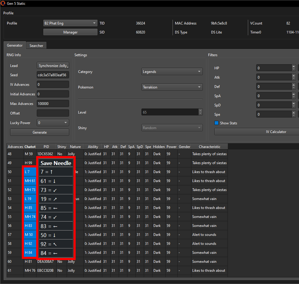 First 10 Save Needles