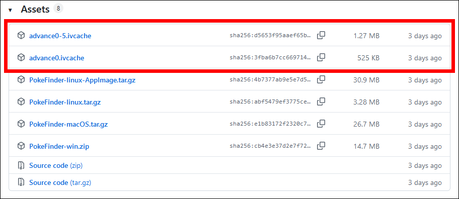 IV Cache download