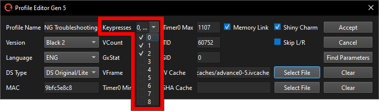 Disable all but 0, 1 and 2 Keypresses