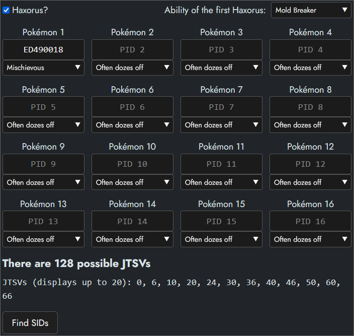 JTSV tool setup 1