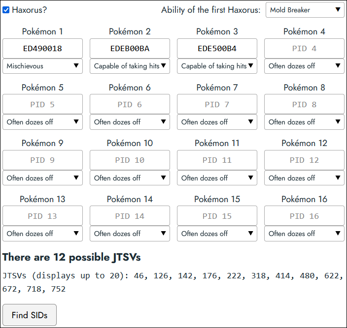 JTSV tool setup 2