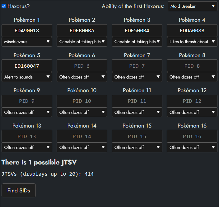 JTSV tool setup finished