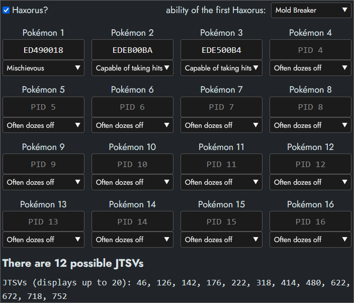 JTSV tool setup 2