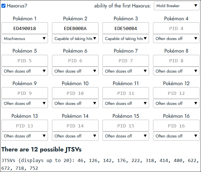 JTSV tool setup 2