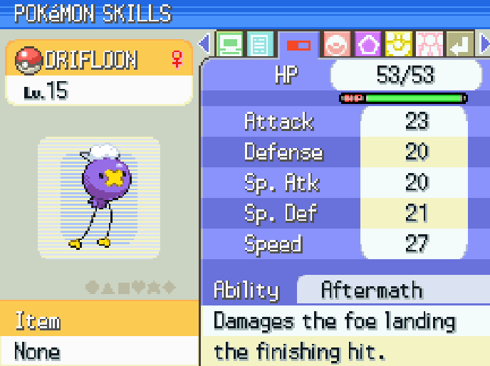 Drifloons stats