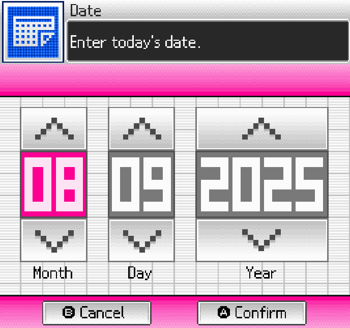 DS Date Window