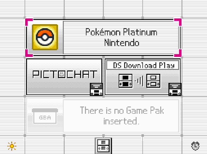 DS Home Screen
