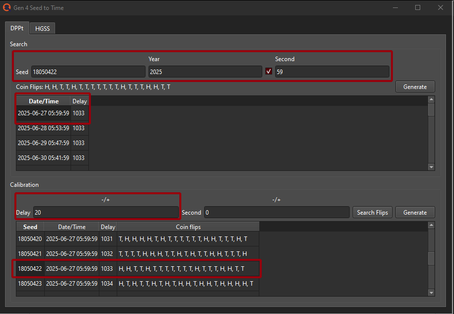 Setting up seed to time for your target starter