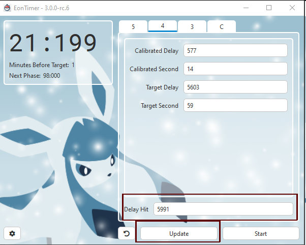 How to update Eon Timer