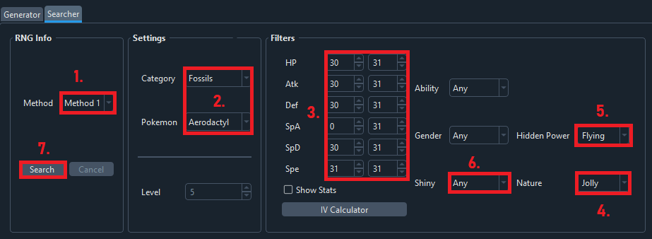 Set up PokeFinders settings