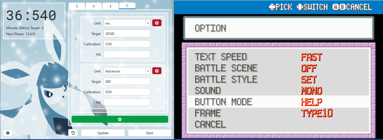 eontimer setup & settings in-game