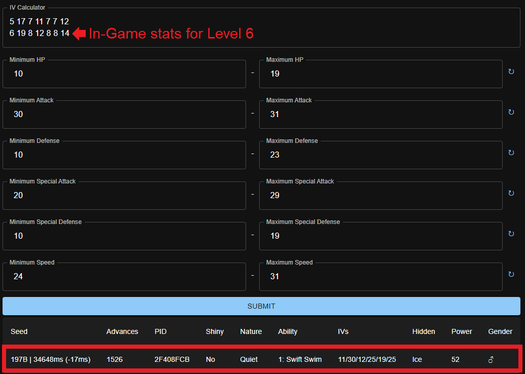 Example of Extra Level narrowing to single result.