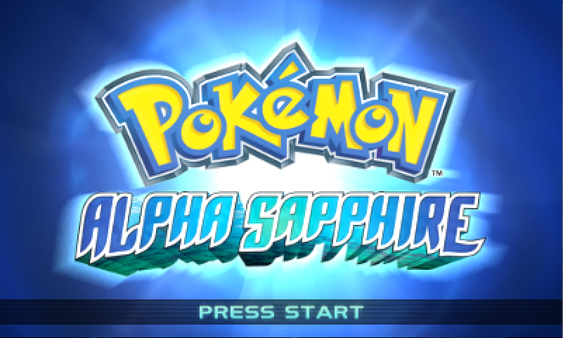 Alpha Sapphire Title Screen