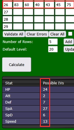 Aerodactyl 2 Calculator