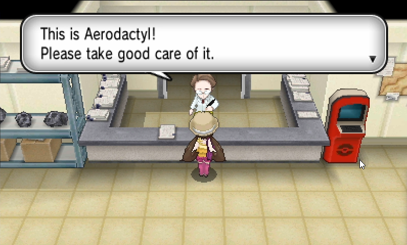 Final Fossil Dialogue Box