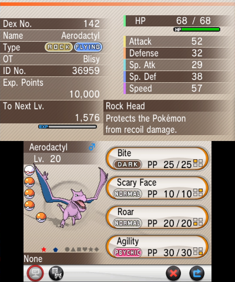 Shiny Aerodactyl
