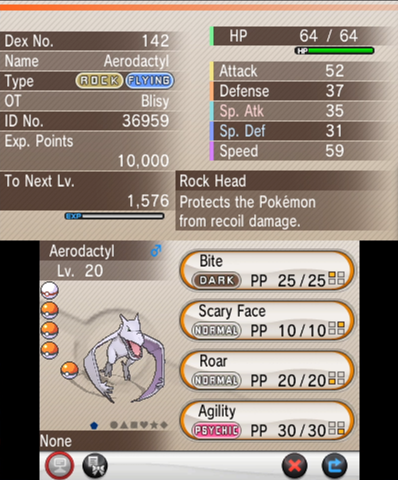 First Aerodactyl