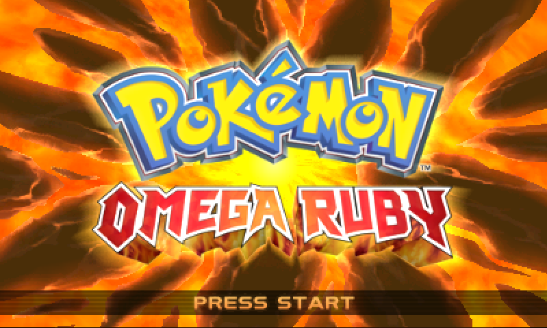 Omega Ruby Title Screen